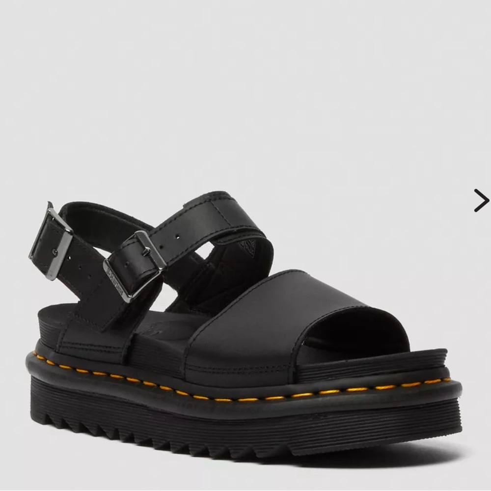 DR. MARTENS, Voss Women’s Leather Strap Sandals, Black - Picture 9 of 10